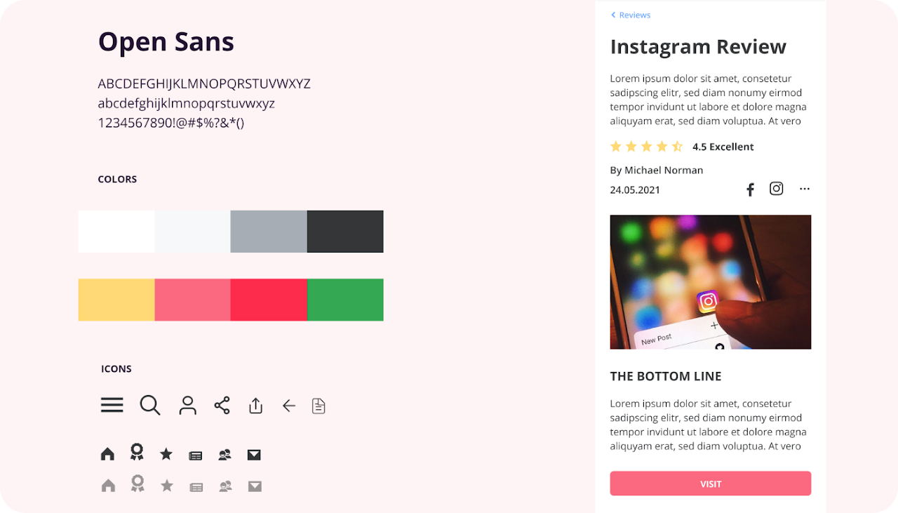 Designing a website for online app reviews, rankings and news.